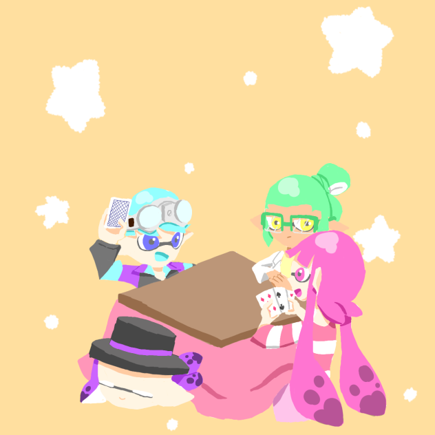 こたつでほのぼのミラチーム