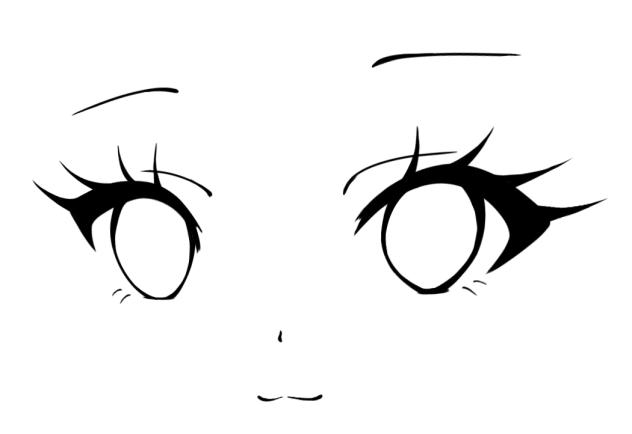 線画＊練習用＊塗り練習