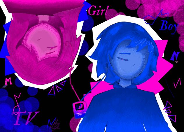 💗💙