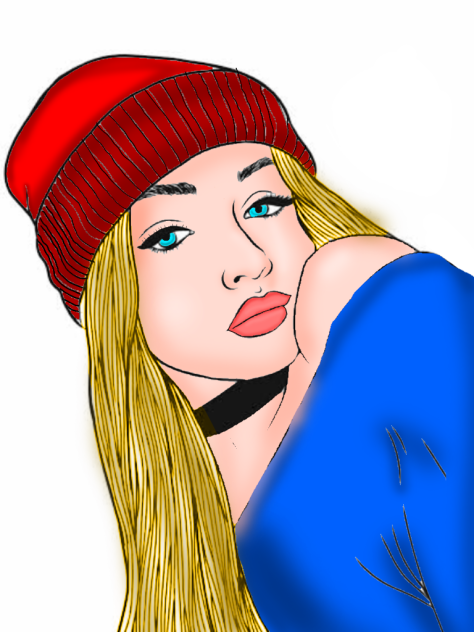 How to color girl perfectly