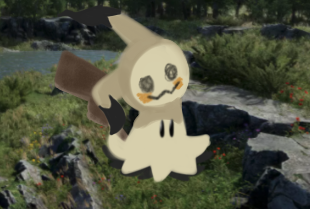 Attempt at a realistic mimikyu