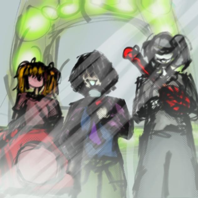 3 heroes appear at the worlds edge