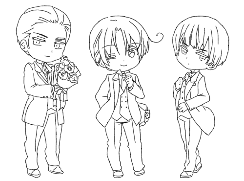 ヘタリア模写