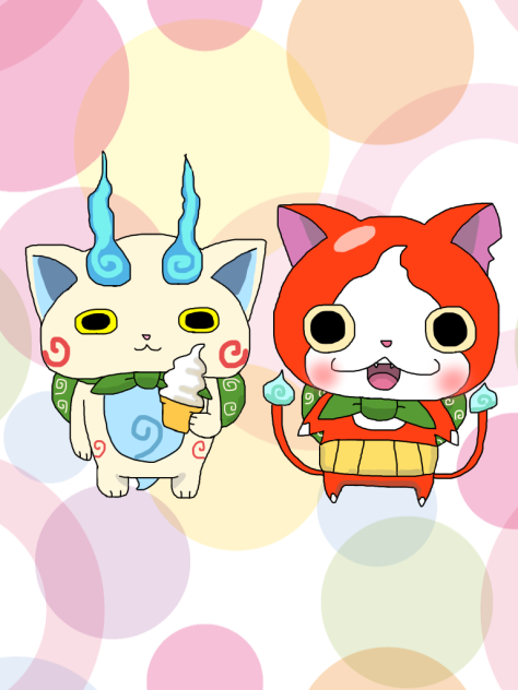 ジバニャンとコマさん