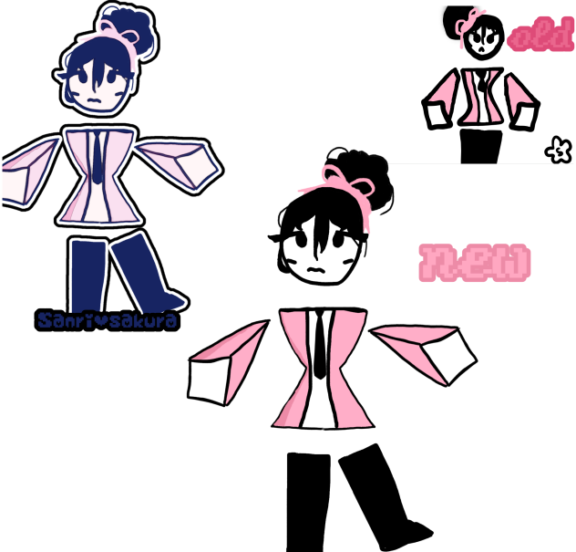 roblox character new vs old