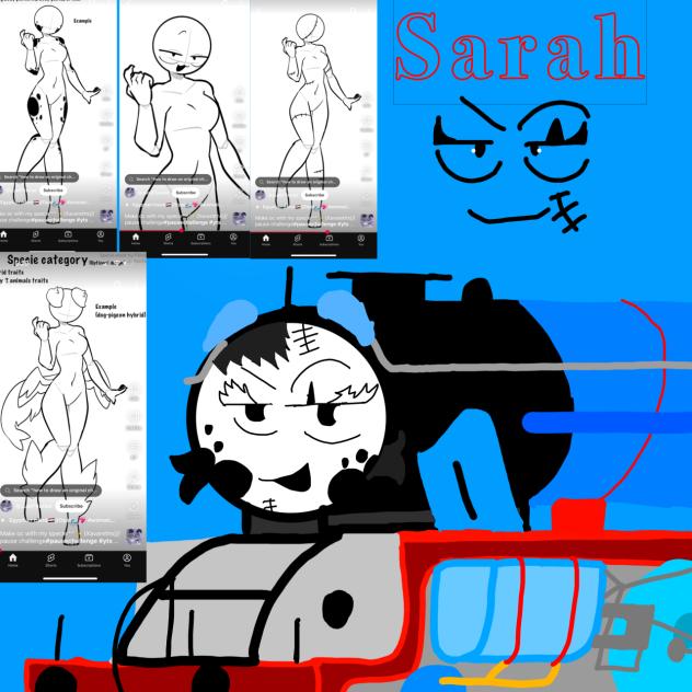 Sarah, the LNER V2 My OC