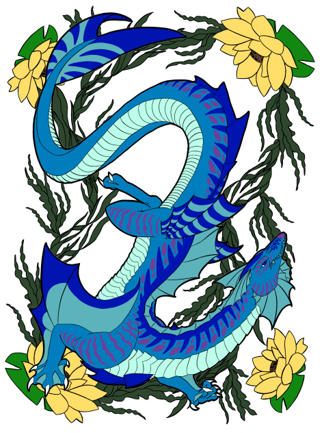 Sea Dragon Colored