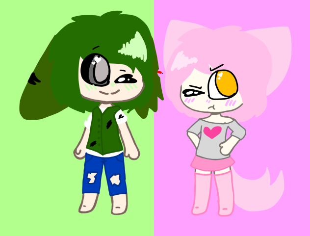 mangle x springtrap gacha edit