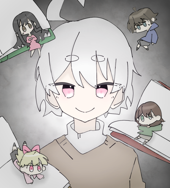 意味怖企画　塗り絵