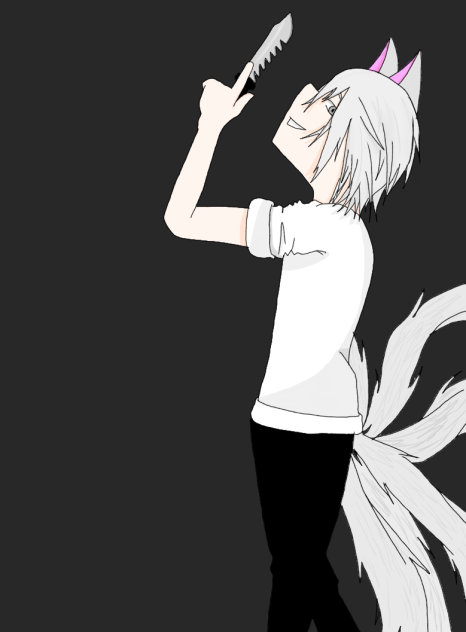 Kitsune the nine tailed fox - ibisPaint