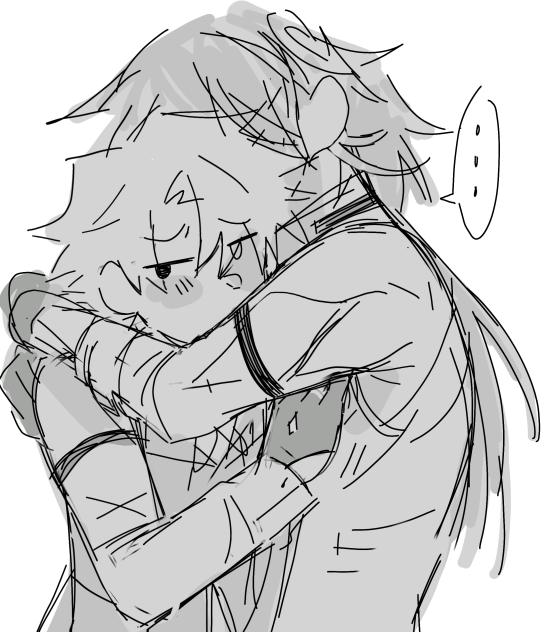 hugging