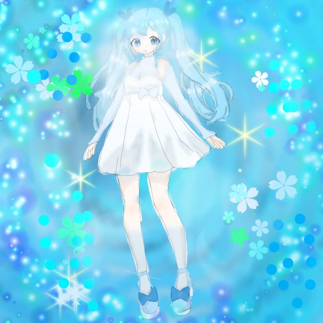 Blue girl