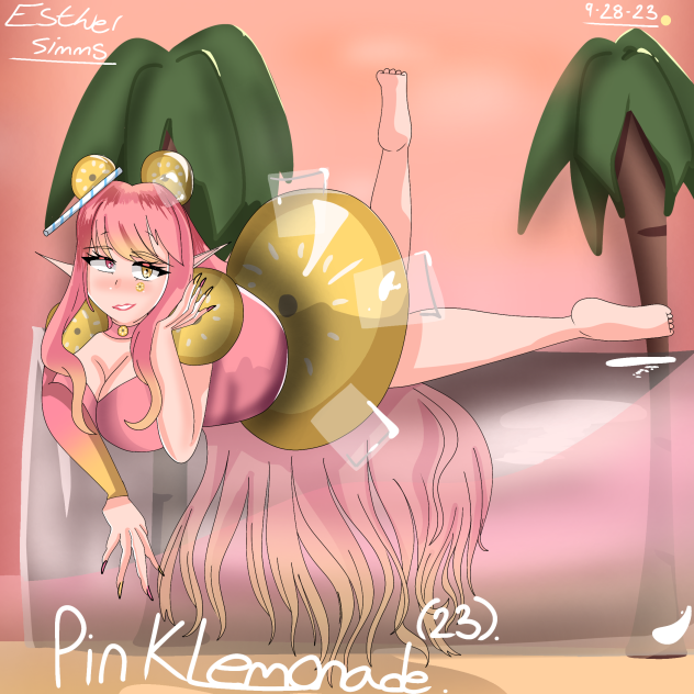 Pink Lemonade [Food as people 23] [RQ]