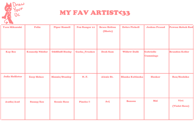 MORE OF MY FAV ARTIST!!