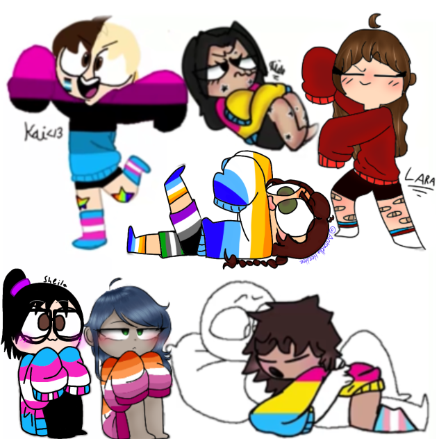 Pride sweaters collab 🏳️‍🌈🏳️‍⚧️