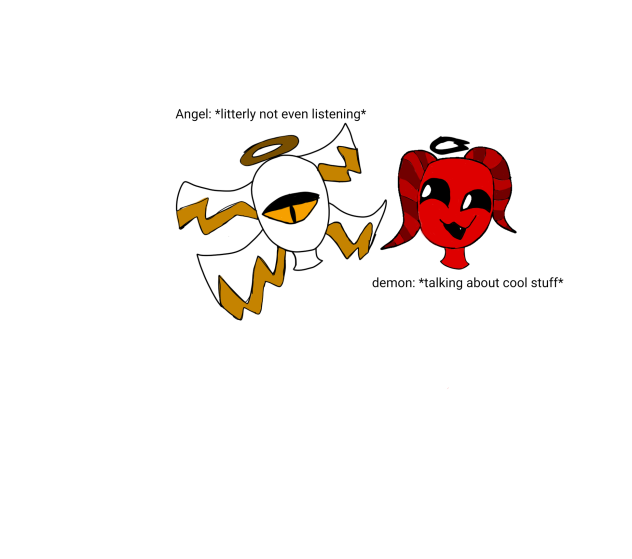 Angel and demon