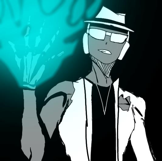 [epic Blue flame hand] my character