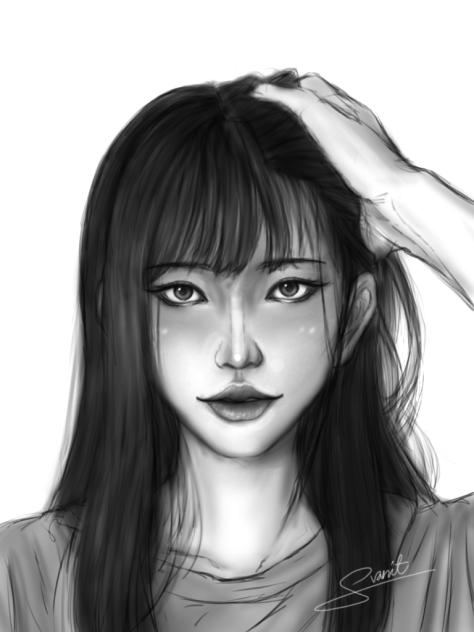 วาดสาวสวย❤️❤️❤️
