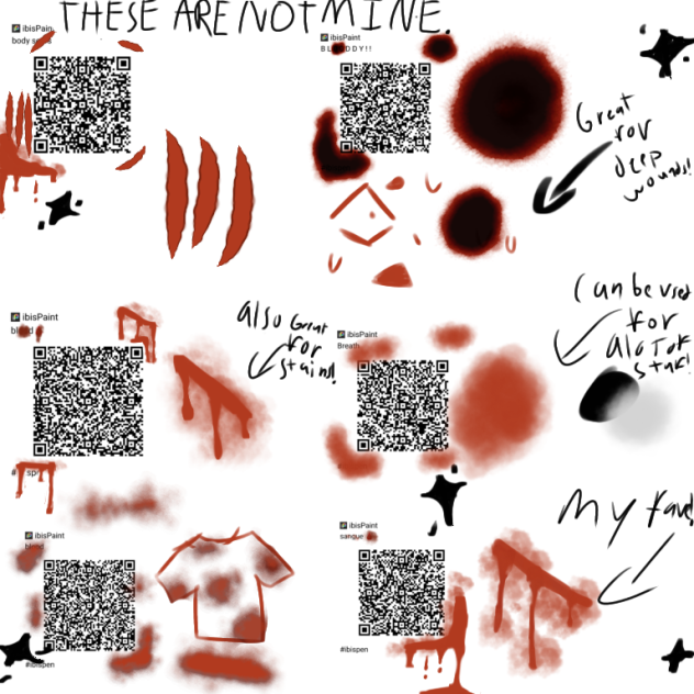My blood brushes!