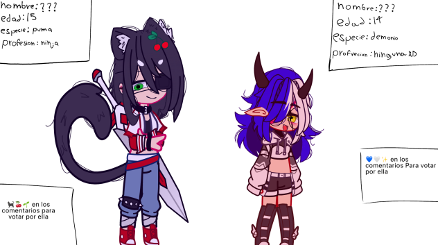 Cual quieres que sea mi oc