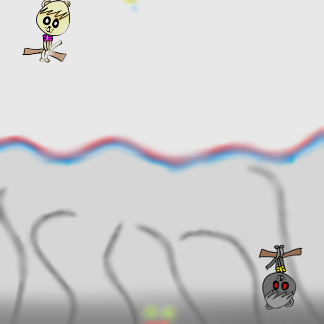 goldy plushy vs nightmare plushy