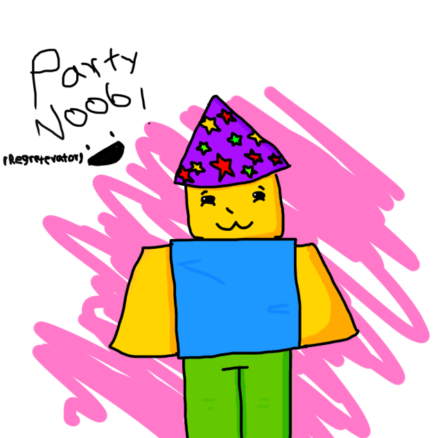 Party Noob from Regretevator 🎉🎉 - ibisPaint
