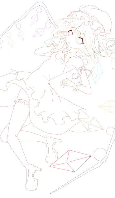 フランちゃんの塗り絵