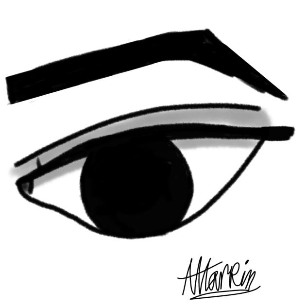 Quick rough eye that I drew fast - ibisPaint
