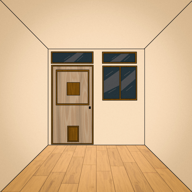 empty room (colored)