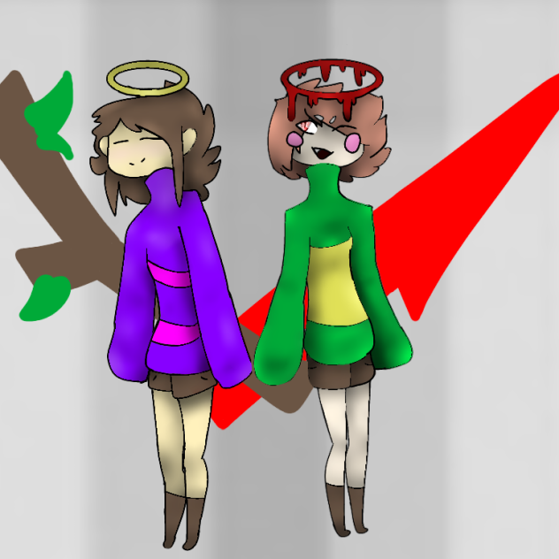 Angel and devil