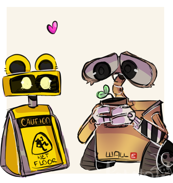 Wall-E and Pat Pat
