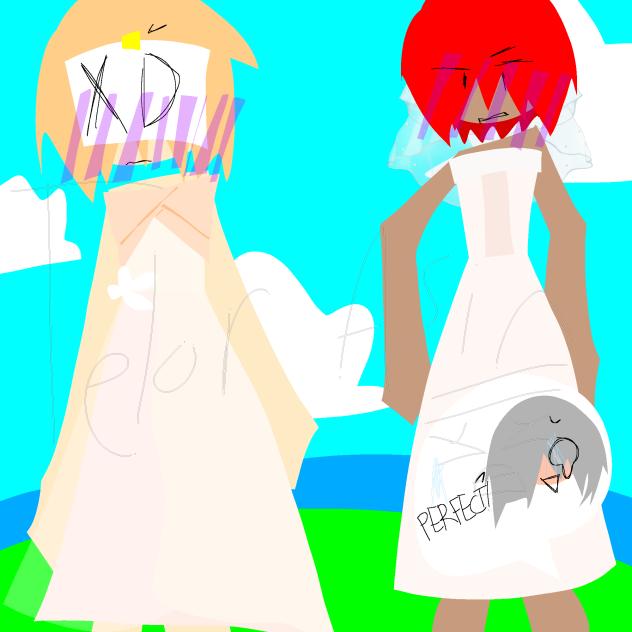 yaoi in the wedding dress ✌️😭