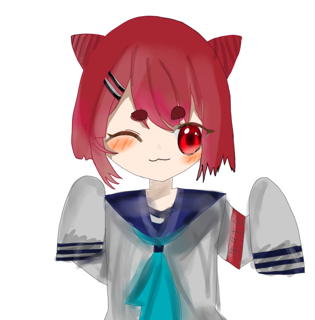 厚塗りねこちゃん