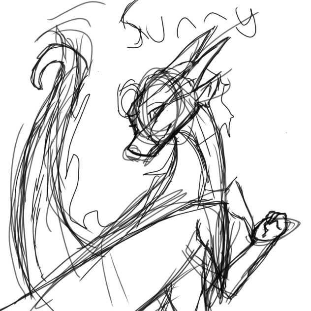 Wings of fire sunny rough sketch