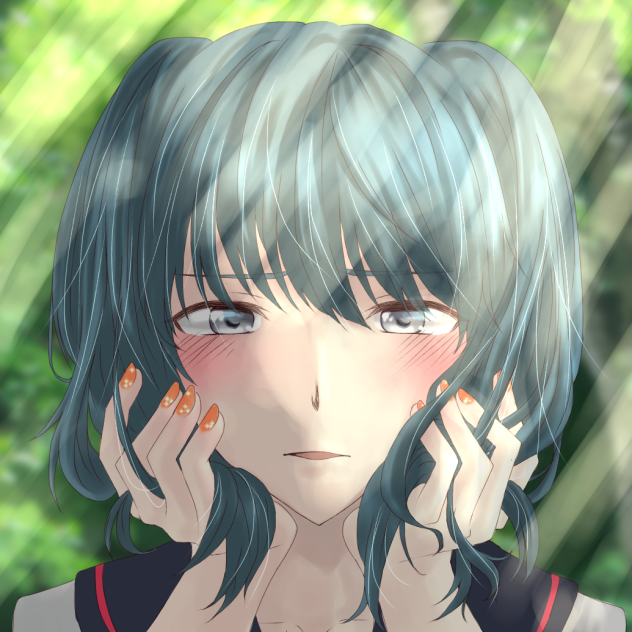 ツインテの女の子。塗りました