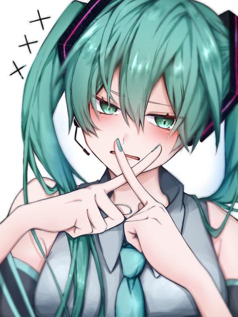 初音ミク　色塗り