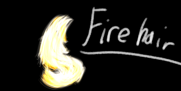 Fire hair