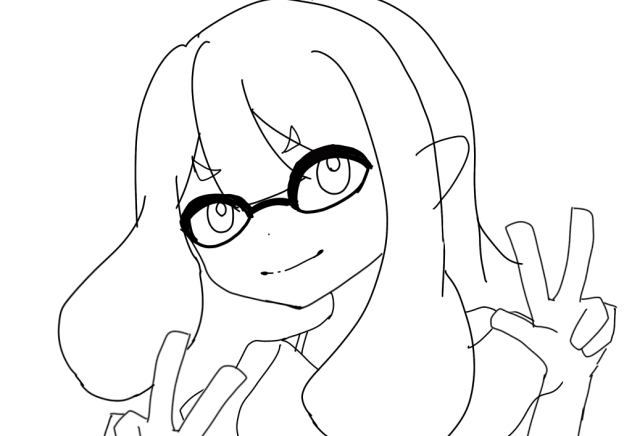 いか塗り絵