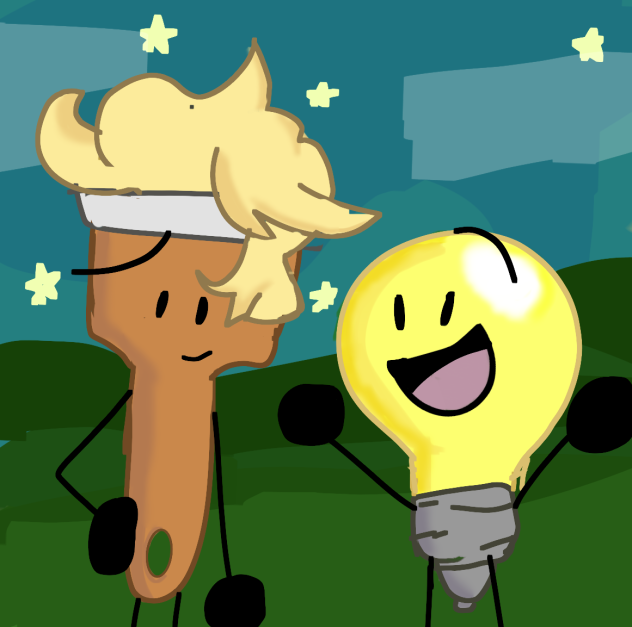 Lightbulb X Paintbrush II
