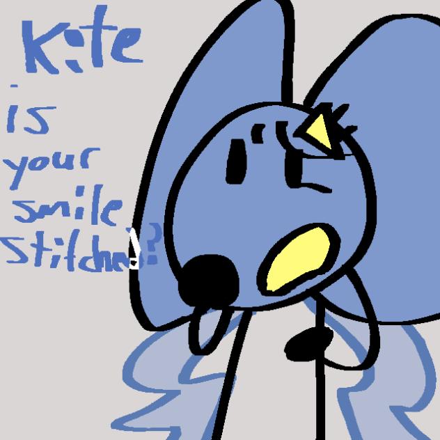 Kite is your smile stitched