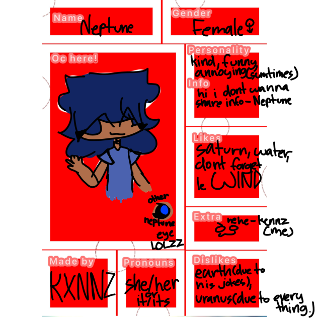 for the comic “Run”, here’s my oc