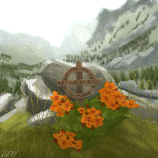 Landscape practice with Arthur’s grave
