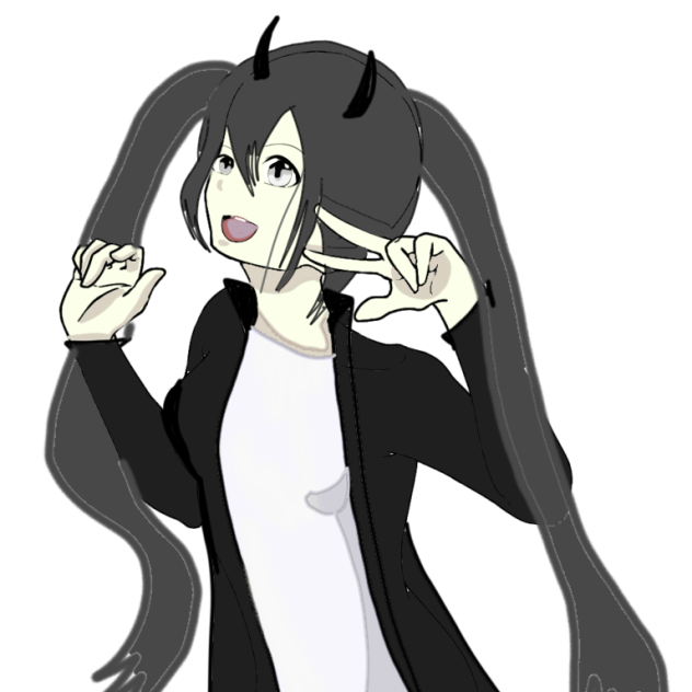 anime girl 🖤