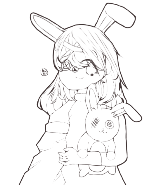 Bunny Bunny Lineart