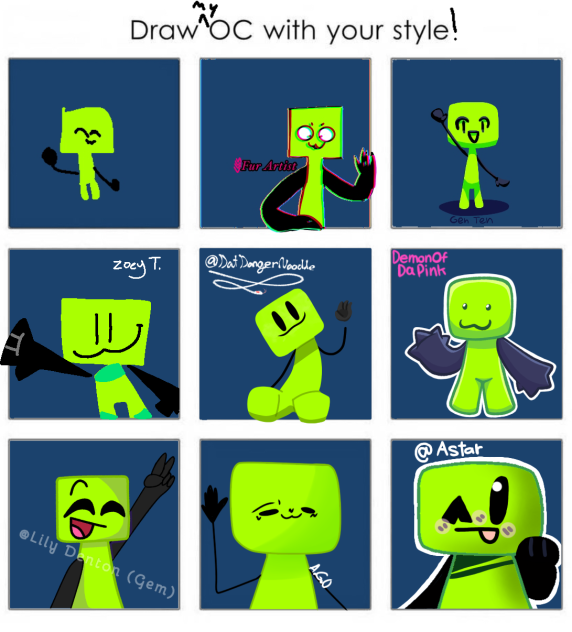 an Oc with 9 style