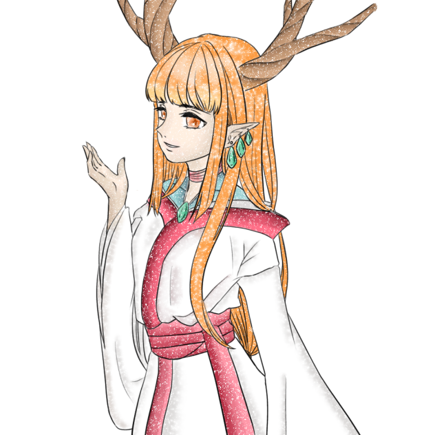 Colouring A page Of a girl