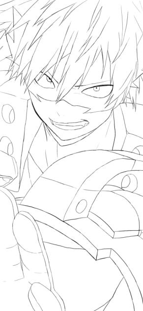 Bakutoe line art