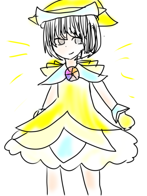 おジャ魔女どれみの格好描いた