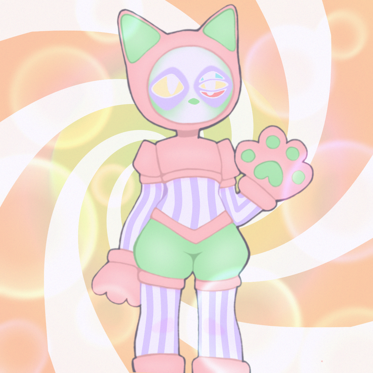 Trippy kitty - ibisPaint