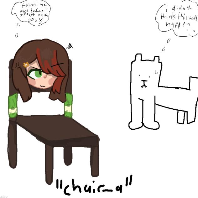 chair-a bc it's pronounced like that